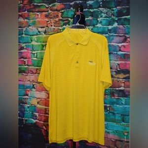 Men’s Golf Shirt, Bright Yellow